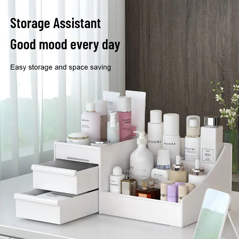 1pc White Drawer Makeup Storag - Desk Drawer Unit avis et prix