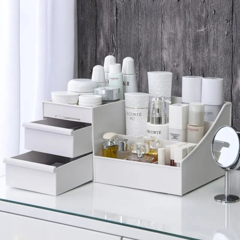 1pc White Drawer Makeup Storag - Desk Drawer Unit avis et prix