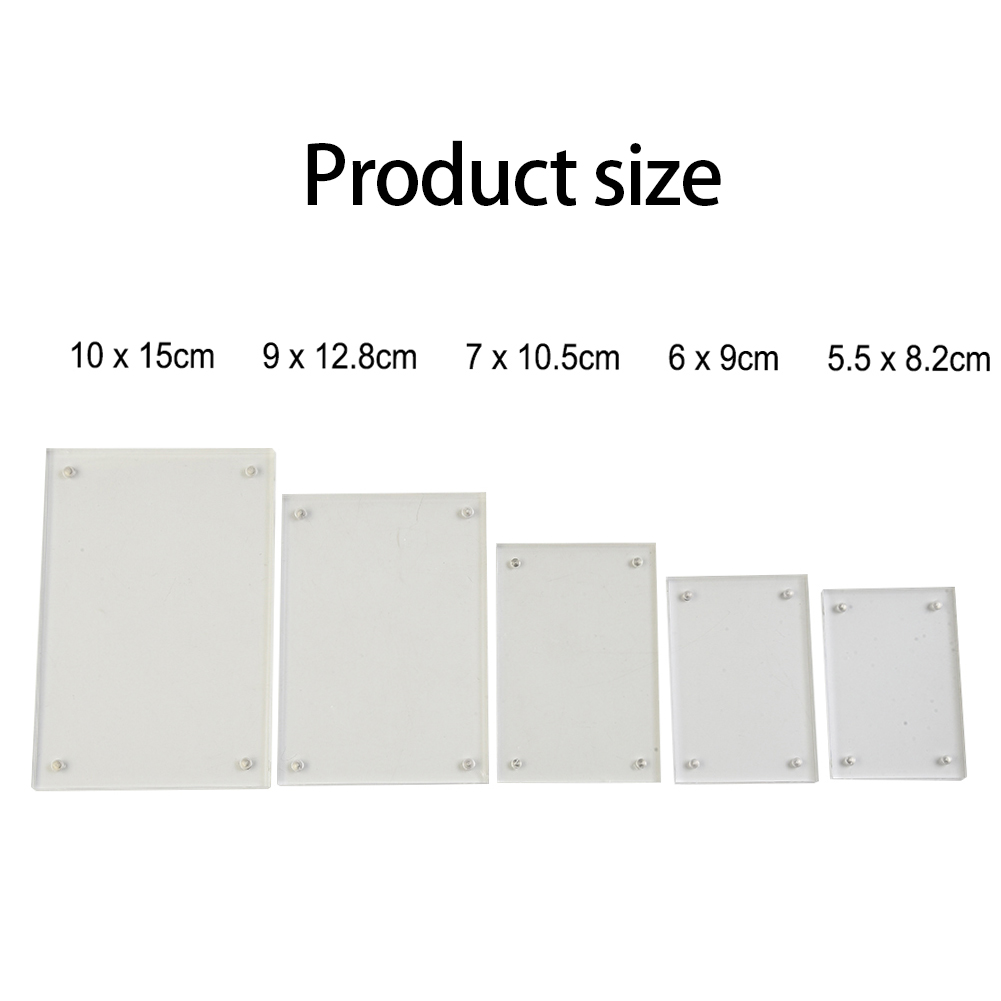 Clear Acrylic Picture Photo Fr - Desk Setup Poster avis et prix